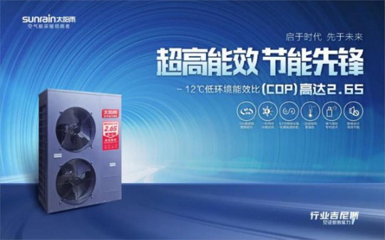 -12℃下COP值高達2.65！太陽雨空氣能溫暖家冷暖機遠超行業標準 